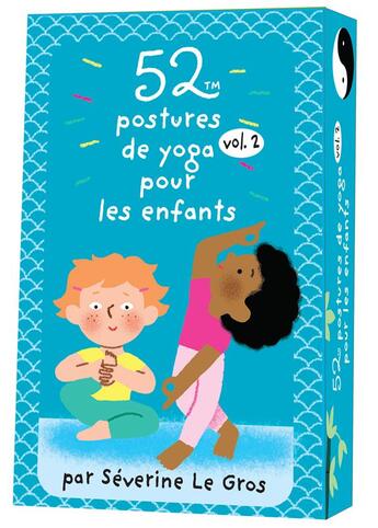 Couverture du livre « 52 postures de yoga pour les enfants volume 2 » de Le Gros/Luthringer aux éditions Editions 365