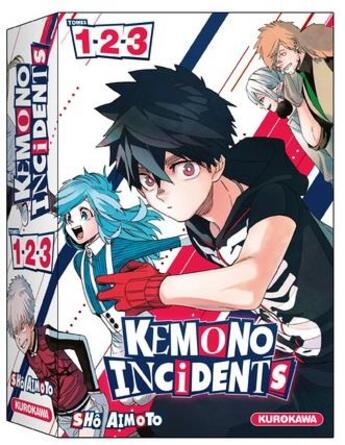 Couverture du livre « Kemono incidents : coffret Tomes 1 à 3 » de Sho Aimoto aux éditions Kurokawa