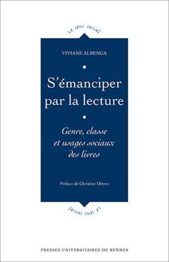 Couverture du livre « S'émanciper par la lecture » de Viviane Albenga aux éditions Pu De Rennes