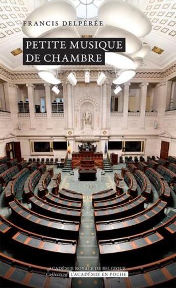 Couverture du livre « Petite musique de chambre » de Francis Delperee aux éditions Academie Royale De Belgique