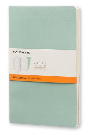 Couverture du livre « Assortiment de deux cahiers volants - grand format - pages blanches - couverture souple (2 nuances d » de Moleskine aux éditions Moleskine Papet