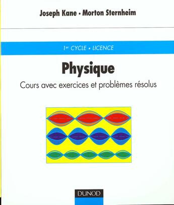 Couverture du livre « Physique » de Kane aux éditions Dunod