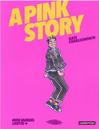 Couverture du livre « A pink story » de Kate Charlesworth aux éditions Casterman