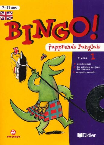 Couverture du livre « Bingo ! 1 Cahier D'Exercices + Cd Audio » de Loric-J+Barnoud-C aux éditions Didier