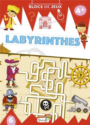 Couverture du livre « Labyrinthes » de Beuvelet Gaelle aux éditions Grenouille