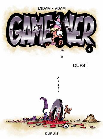 Couverture du livre « Game over Tome 4 : oups ! » de Midam et Adam et Collectif aux éditions Dupuis