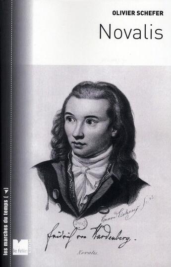 Couverture du livre « Novalis » de Olivier Schefer aux éditions Felin