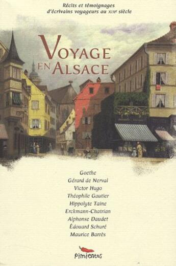 Couverture du livre « Voyage en alsace » de  aux éditions Pimientos