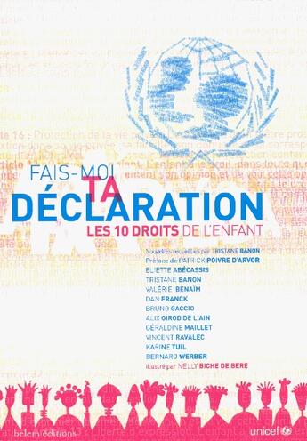 Couverture du livre « Fais-moi ta déclaration » de  aux éditions Belem