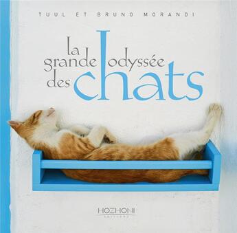 Couverture du livre « La grande odyssée des chats » de Bruno Morandi et Tuul Morandi aux éditions Hozhoni