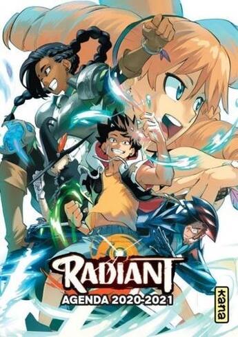 Couverture du livre « Radiant : agenda (édition 2020/2021) » de Tony Valente aux éditions Kana