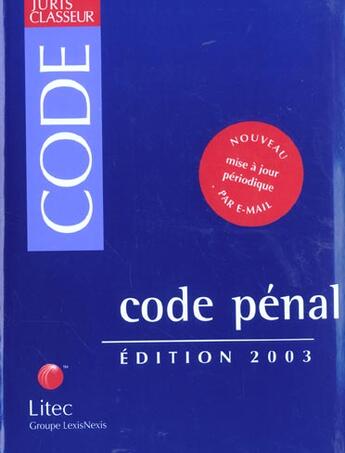 Couverture du livre « Code penal ; 15e edition » de Herve Pelletier et Jean Perfetti aux éditions Lexisnexis