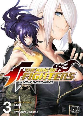 Couverture du livre « The king of fighters : a new beginning Tome 3 » de Kyotaro Azuma aux éditions Pika