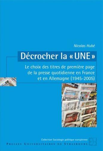 Couverture du livre « Décrocher la 