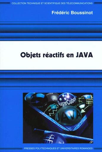 Couverture du livre « Objet reactif en java » de Boussinot aux éditions Ppur