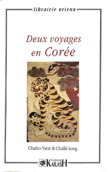 Couverture du livre « Deux voyages en coree » de  aux éditions Kailash