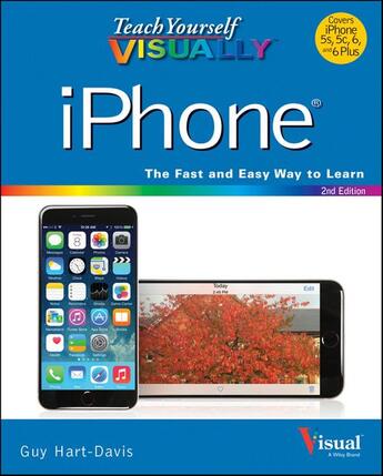 Couverture du livre « Teach Yourself VISUALLY iPhone » de Guy Hart-Davis aux éditions Visual