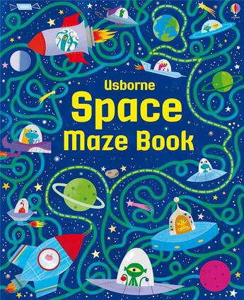 Couverture du livre « Space Maze Book » de Kirsteen Robson aux éditions Usborne