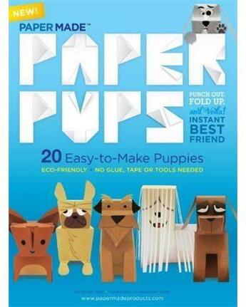 Couverture du livre « Paper pups » de Papermade aux éditions Powerhouse