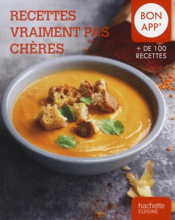 Couverture du livre « Recettes vraiment pas chères » de  aux éditions Hachette Pratique