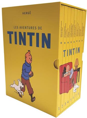 Couverture du livre « Les aventures de Tintin : coffret Intégrale Tomes 1 à 24 » de Herge aux éditions Casterman