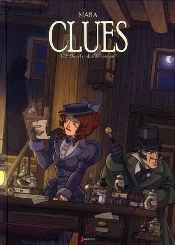 Couverture du livre « Clues t.2 ; dans l'ombre de l'ennemi » de Mara aux éditions Akileos