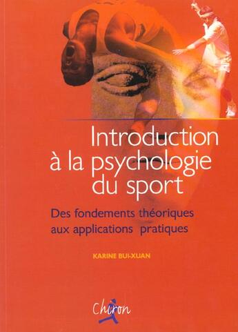 Couverture du livre « Manuel de psychologie du sport » de Karine Bui-Xuan aux éditions Chiron