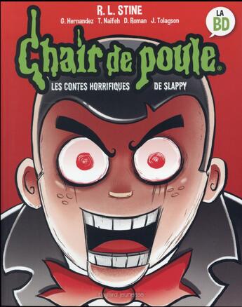 Couverture du livre « Chair de poule : les contes horrifiques de Slappy » de R. L. Stine et Collectif aux éditions Bayard Jeunesse