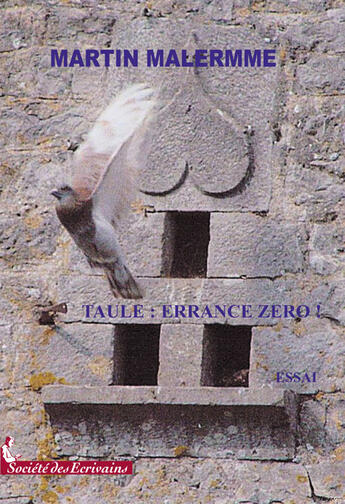 Couverture du livre « Taule : errance zéro ! » de Martin Malermme aux éditions Societe Des Ecrivains