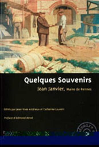 Couverture du livre « Quelques souvenirs » de  aux éditions Pu De Rennes