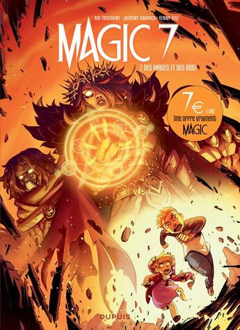 Couverture du livre « Magic 7 Tome 7 : des mages et des rois » de Kid Toussaint aux éditions Dupuis