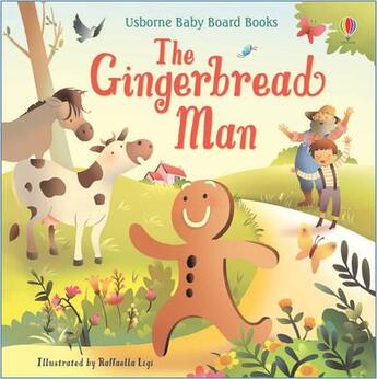 Couverture du livre « The gingerbread man » de Lesley Sims et Raffaella Ligi aux éditions Usborne