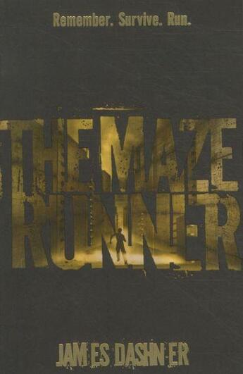 Couverture du livre « The maze runner » de James Dashner aux éditions 