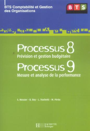 Couverture du livre « P8 gestion budgetaire, p9 mesure et analyse de la performance, bts cgo, livre eleve, ed. 2006 - prev » de Truchetti/Messier aux éditions Hachette Education