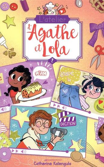 Couverture du livre « L'atelier d'Agathe et Lola Tome 2 : tous pour Benji » de Catherine Kalengula aux éditions Hachette Romans