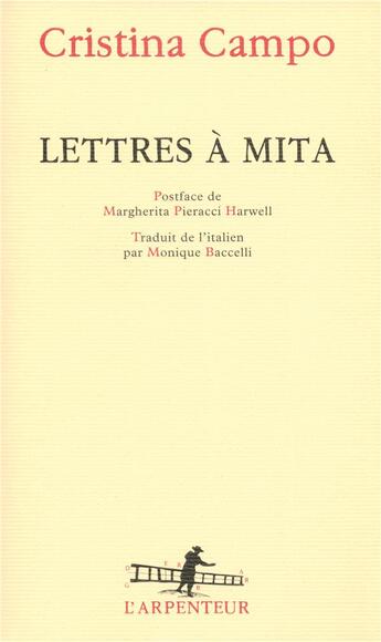 Couverture du livre « Lettres a mita » de Cristina Campo aux éditions Gallimard