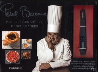 Couverture du livre « Paul Bocuse ; mes recettes simples et gourmandes ; coffret » de Paul Bocuse aux éditions Flammarion