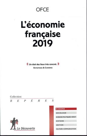 Couverture du livre « L'économie française 2019 » de Ofce aux éditions La Decouverte