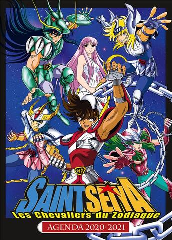 Couverture du livre « Saint Seiya ; les chevaliers du Zodiaque ; agenda (édition 2020/2021) » de Masami Kurumada aux éditions Ynnis