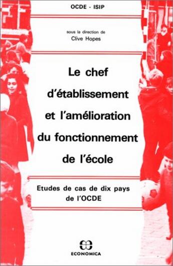 Couverture du livre « Chef D'Etablissement ; Amelioration » de C Hopes aux éditions Economica