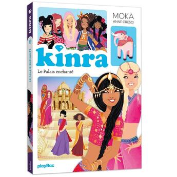 Couverture du livre « Le trésor des Kinra Tome 13 : Le palais enchanté » de Moka et Anne Cresci aux éditions Play Bac