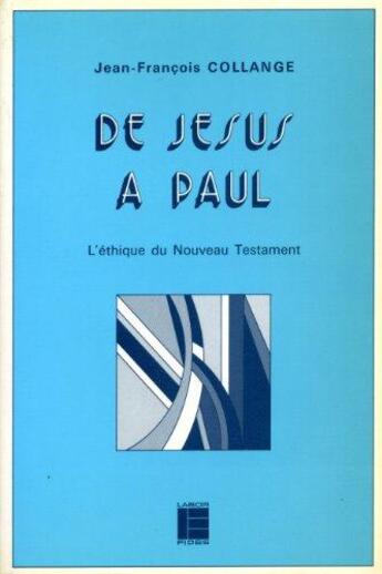 Couverture du livre « De jesus a paul » de  aux éditions Labor Et Fides