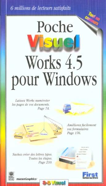 Couverture du livre « Works 4.5 Pour Windows » de Marangraphics aux éditions First Interactive