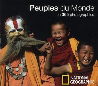 Couverture du livre « Calendrier perpétuel « peuples du monde en 365 photographies » » de  aux éditions National Geographic