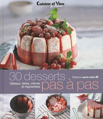 Couverture du livre « Recettes incontournables pas à pas » de  aux éditions Marie-claire