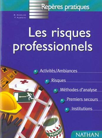Couverture du livre « Risques professionnels » de Anselme/Albasini aux éditions Nathan