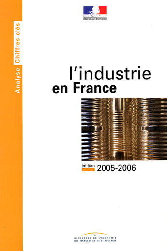 Couverture du livre « L'industrie en france (édition 2005-2006) » de  aux éditions Documentation Francaise