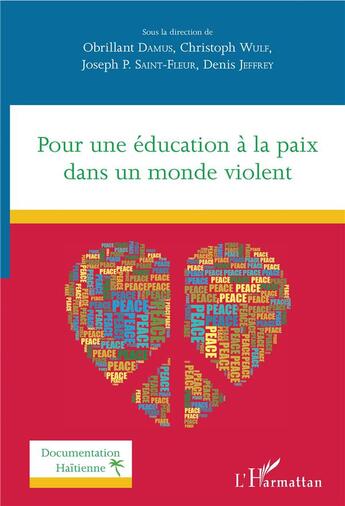 Couverture du livre « Pour une éducation à la paix dans un monde violent » de  aux éditions L'harmattan