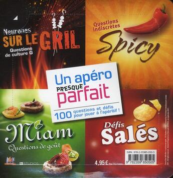 Couverture du livre « La boîte apéro « un dîner presque parfait » » de  aux éditions M6 Editions