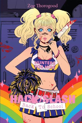 Couverture du livre « Hack/Slash Back to school » de Zoe Thorogood aux éditions Hicomics